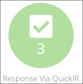 Response via QuickIR icon