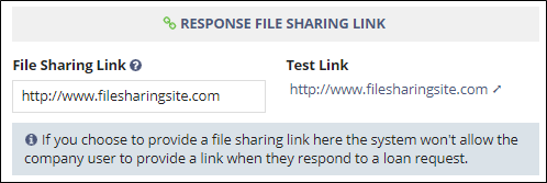 File sharing link