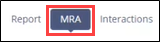 Click the MRA menu command to see the Matters Requiring Attention screen