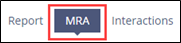 Select MRA from the Menu Bar