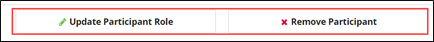 Update the participant's role, or remove the participant