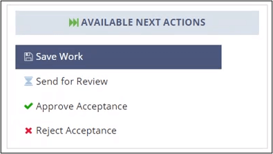 Available Next Action