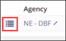 View Details icon next to the complaint, allows you to see the details of the agenc acces requet
