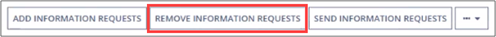 Remove Information Requests menu command