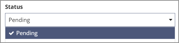 Select Pending from the Status list to view complaints that are awaiting a preliminary review