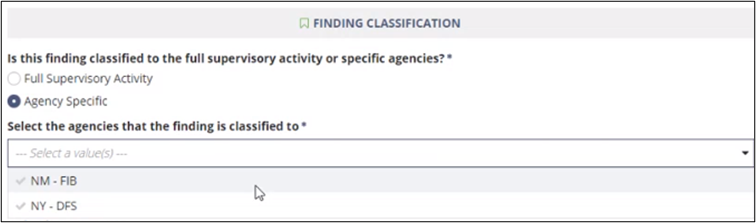Dialog: Finding Classification